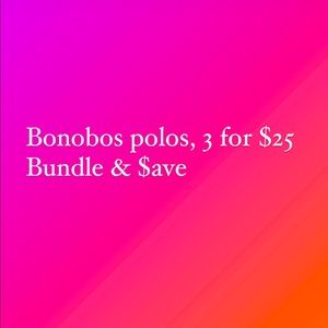 3 Bonobos Polos
